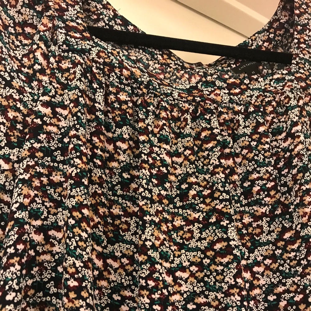 Ann Taylor Flower Pattern Blouse - image 2